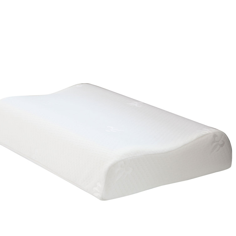 Pharmedoc contour memory foam pillow with hot sale cooling gel